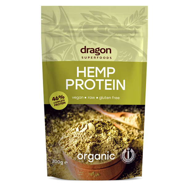 Pudra Proteica din Canepa Raw Bio Dragon Superfoods 200gr