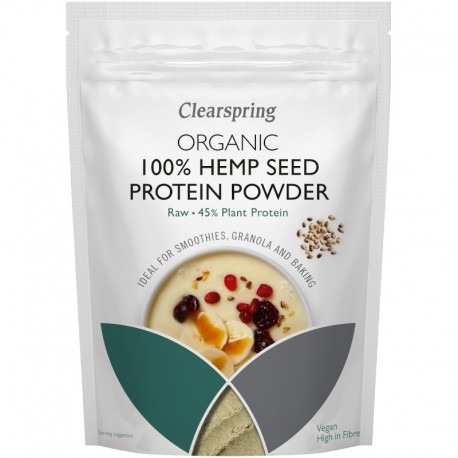 Pudra Proteica din Seminte de Canepa Bio 350 grame Clearspring