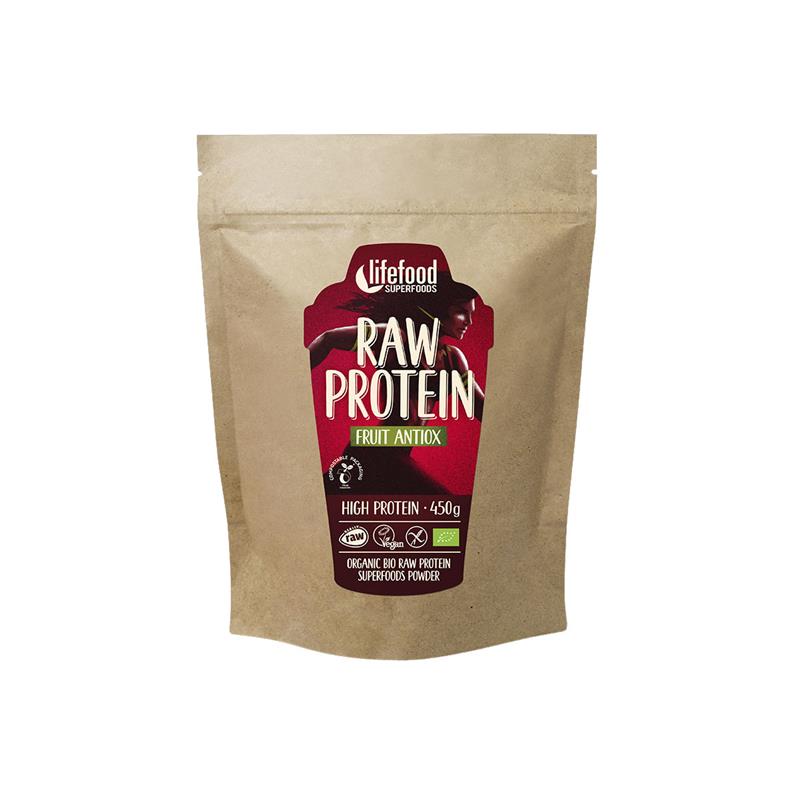Pudra Proteica Fruit Antiox Superfood Raw Bio Lifefood 450gr