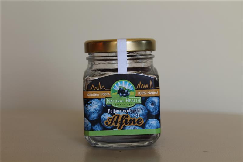 Pulbere Bio de Afine Natural Health 35gr