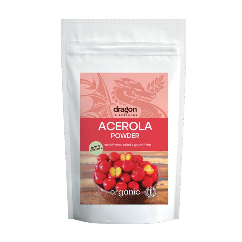 Pulbere de Acerola Raw Bio Dragon Superfoods 75gr