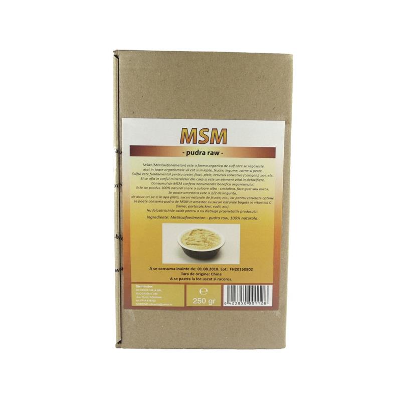 Pulbere MSM (Metilsulfonilmetan) 250 grame Deco Italia