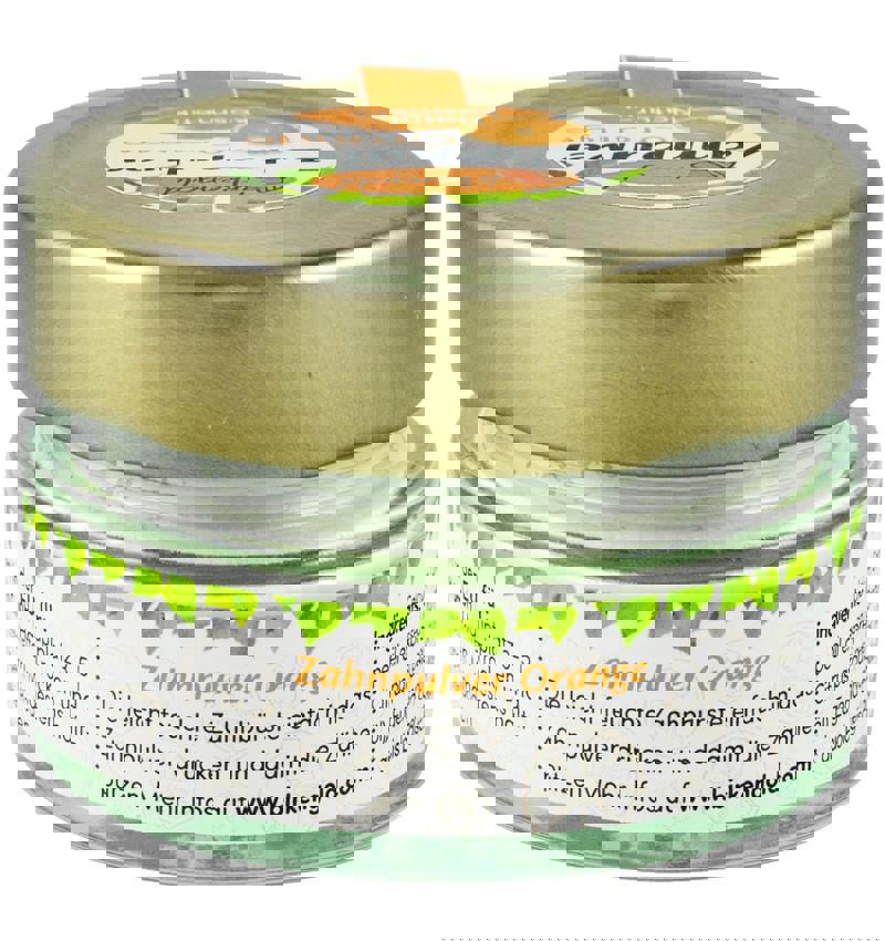 Pulbere pentru Dantura cu Portocale si Xylitol 30 grame Birkengold