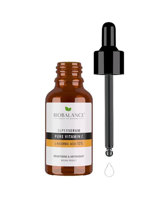 Pure Vitamin C, Acid L-Ascorbic 10% Super Serum 30 mililitri BioBalance