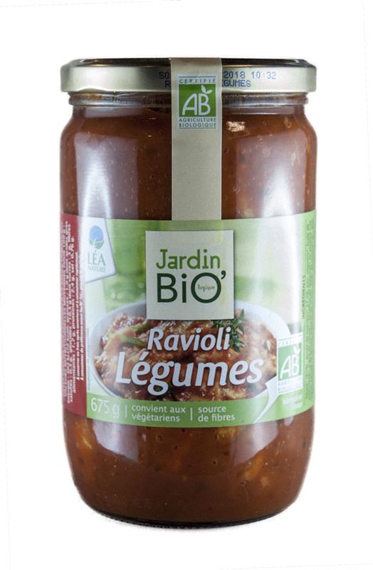 Ravioli Bio cu Legume Jardin Bio 675gr