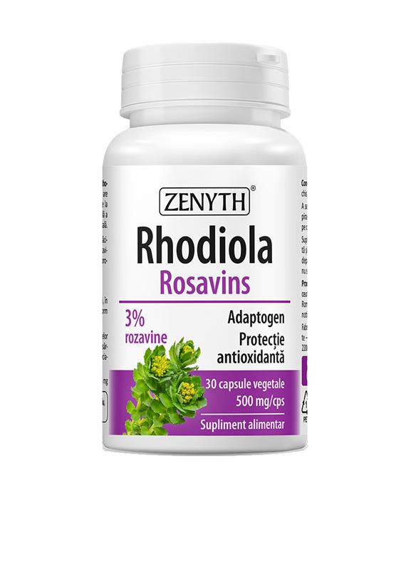 Rhodiola Rosavins 500 miligrame 30 capsule Zenyth
