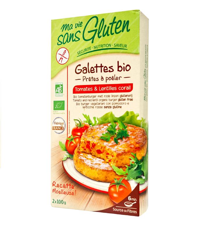 Rondele Bio cu Rosii si Linte Ma Vie Sans Gluten 2x100gr