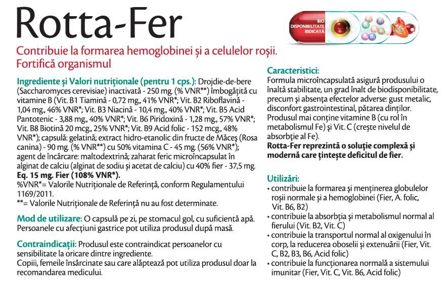 Rotta-Fer 30 capsule Rotta Natura