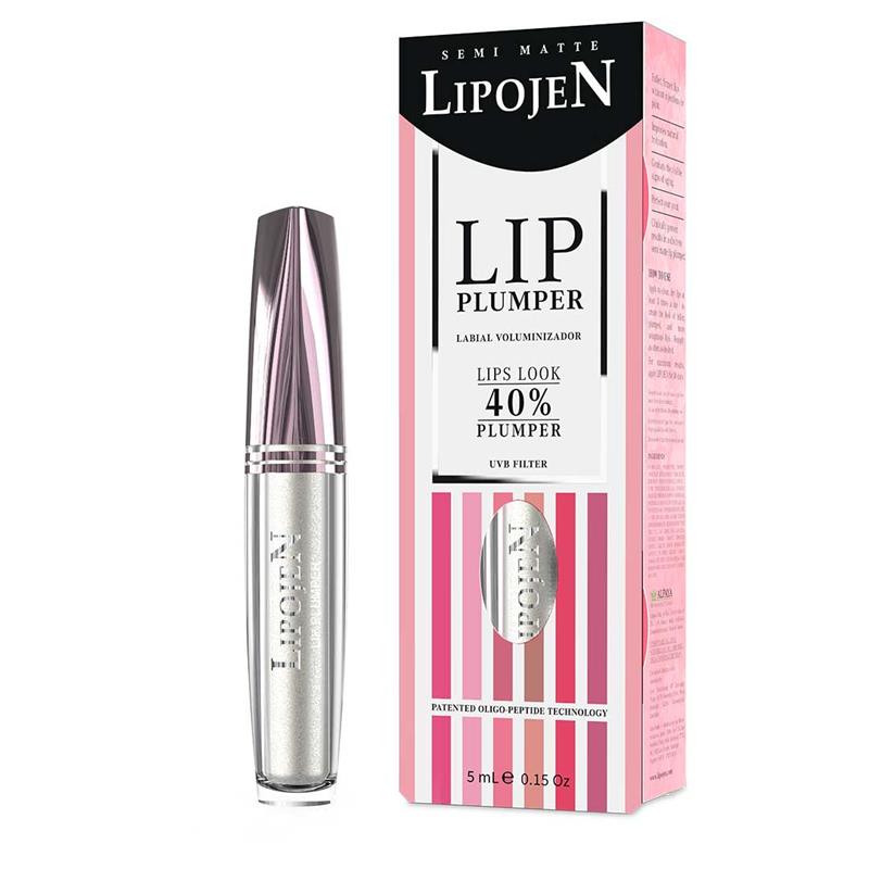 Ruj Lichid Volumizant Semi-Mat cu Colagen No.1 Crystal Clear 5 mililitri Lipojen