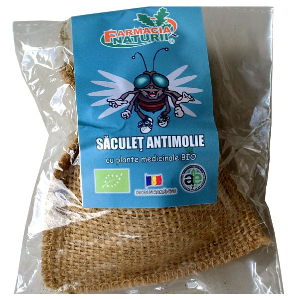 Saculet Antimolie cu Plante Medicinale Bio 20gr Farmacia Naturii