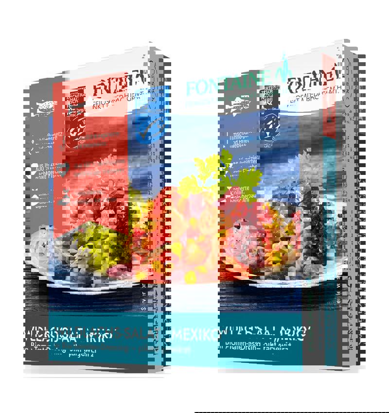 Salata Mexicana cu Somon Salbatic Bio 200gr Fontain