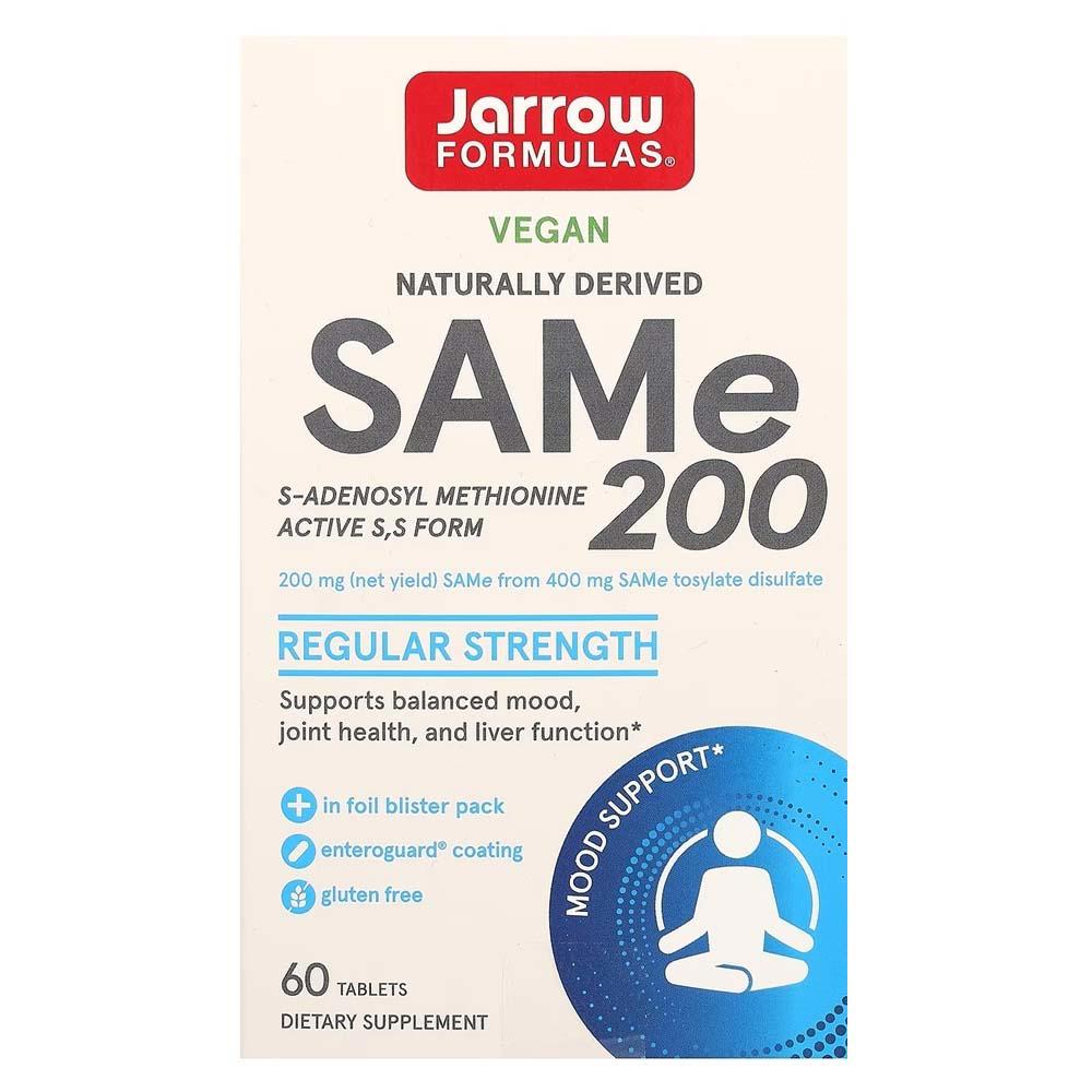 SAMe 200 (S-Adenozilmetionina) 200 miligrame 60 tablete Jarrow Formulas