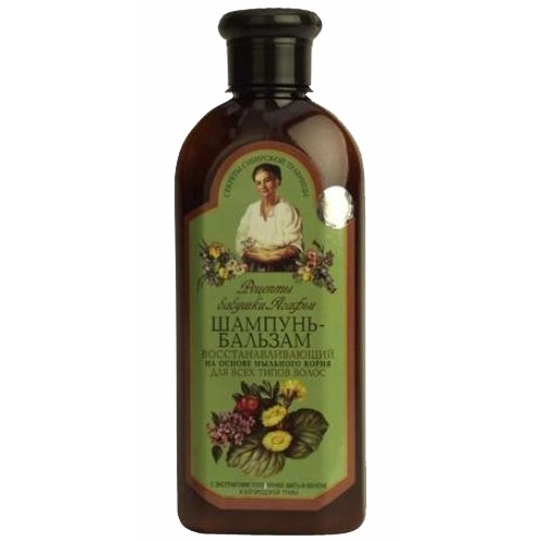 Sampon Balsam Regenerant pentru Toate Tipurile de Par 350 mililitri Bunica Agafia