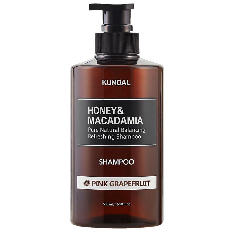 Sampon Hipoalergenic Natural si Extra Hidratant cu Miere si Macadamia Pink Grapefruit 500 mililitri Kundal