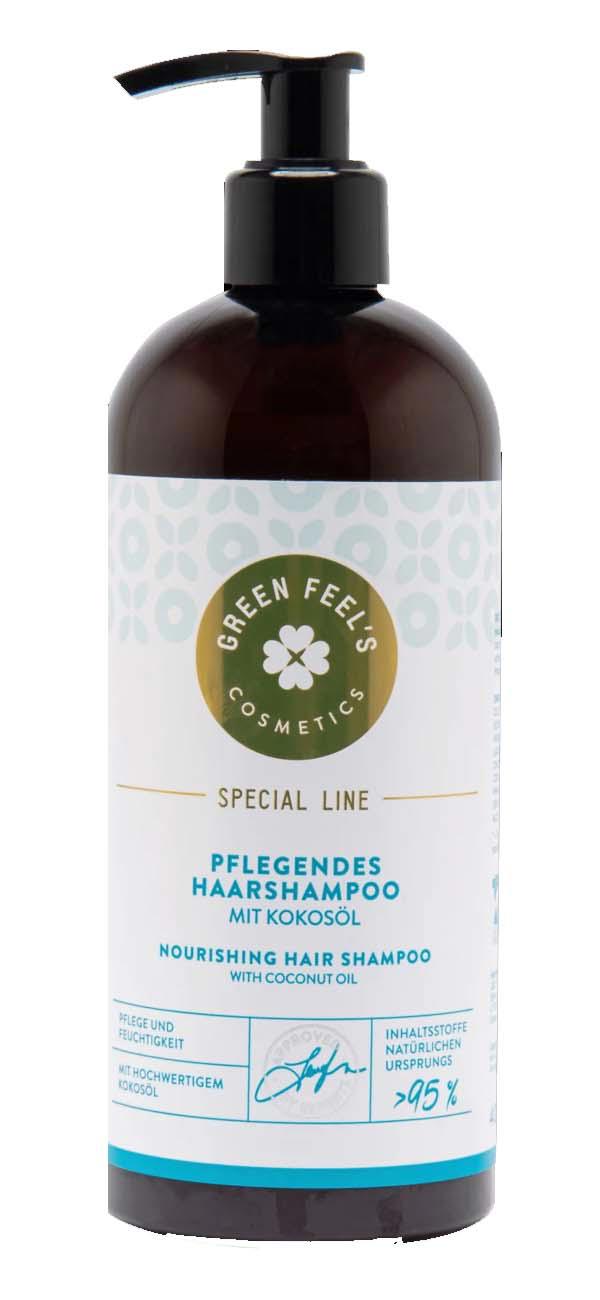 Sampon Hranitor pentru Par cu Ulei de Cocos 400 mililitri Green Feel's