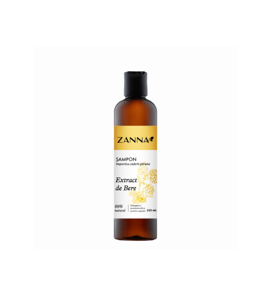Sampon Impotriva Caderii Parului cu Extract de Bere 250 mililitri Zanna