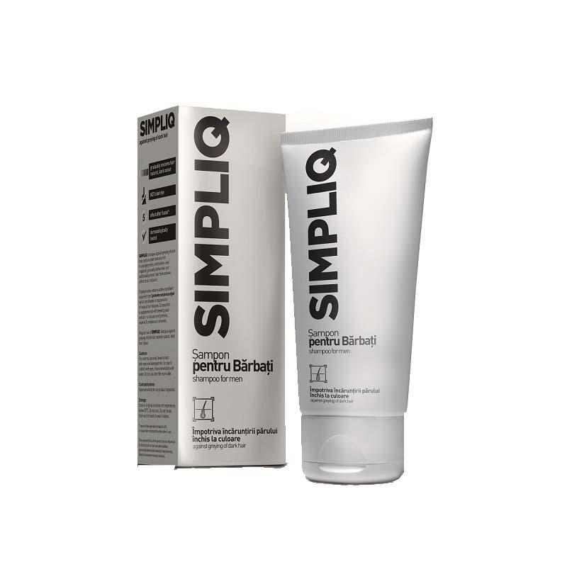 Sampon Impotriva Incaruntirii Parului Inchis la Culoare Simpliq 150 mililitri Aflofarm