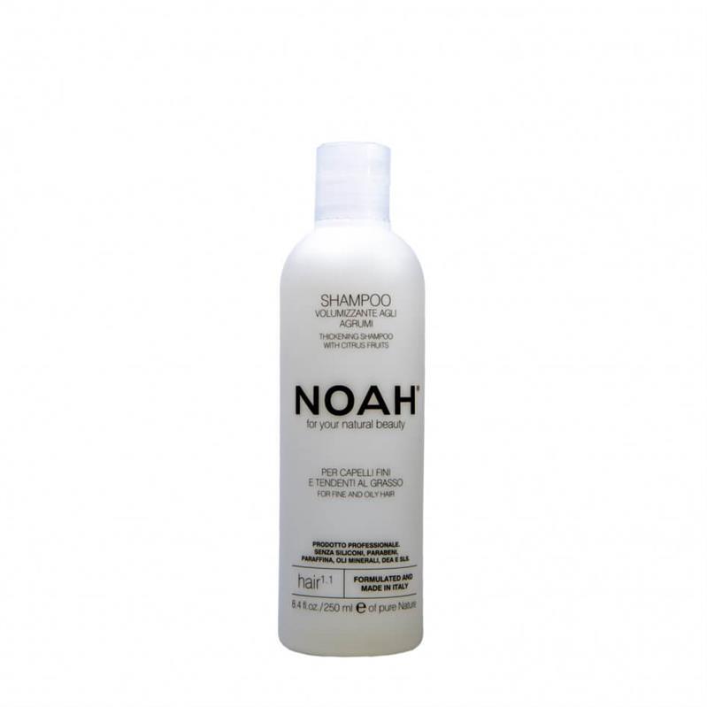Sampon Natural Volumizant cu Citrice pentru Par Fin si Gras 250 mililitri Noah