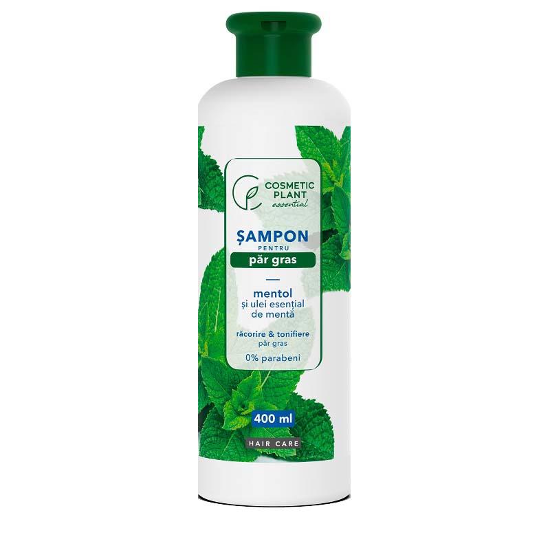 Sampon pentru Par Gras cu Mentol 400ml Cosmetic Plant