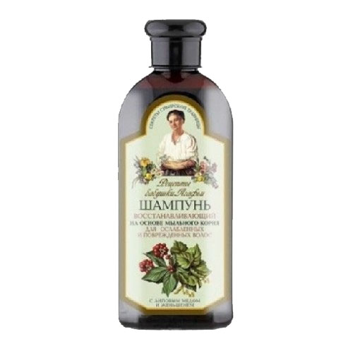 Sampon Regenerant pentru Par Fragil si Deteriorat 350 mililitri Bunica Agafia