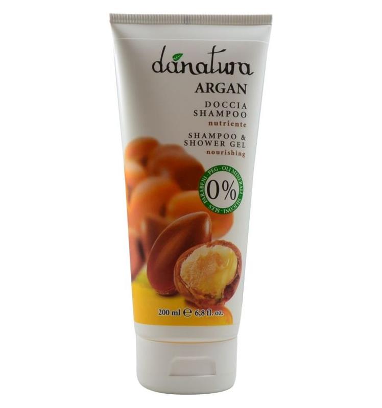Sampon si Gel de Dus cu Ulei de Argan Danatura 200ml