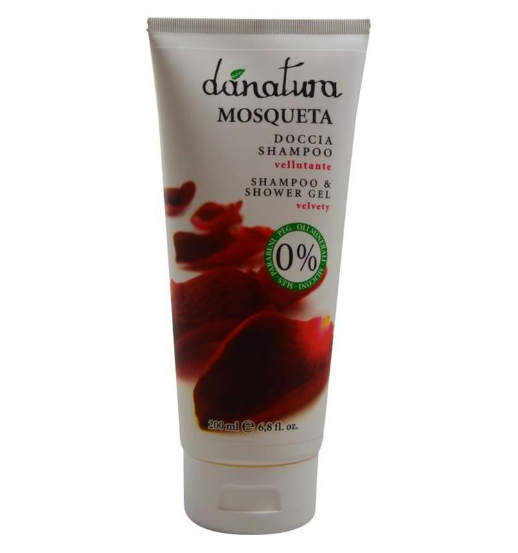 Sampon si Gel de Dus cu Ulei de Trandafir Danatura 200ml