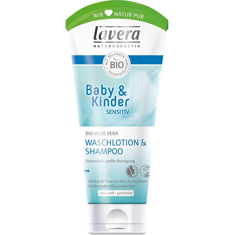 Sampon si Gel Dus Neutral pentru Copii Lavera 200ml