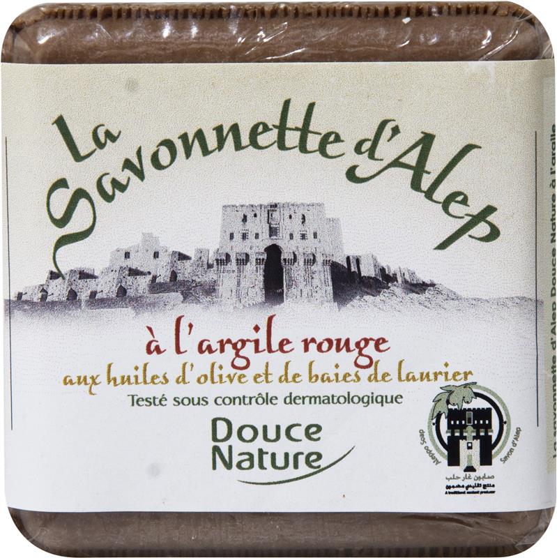 Sapun de Alep cu Argila Rosie Douce Nature 100gr