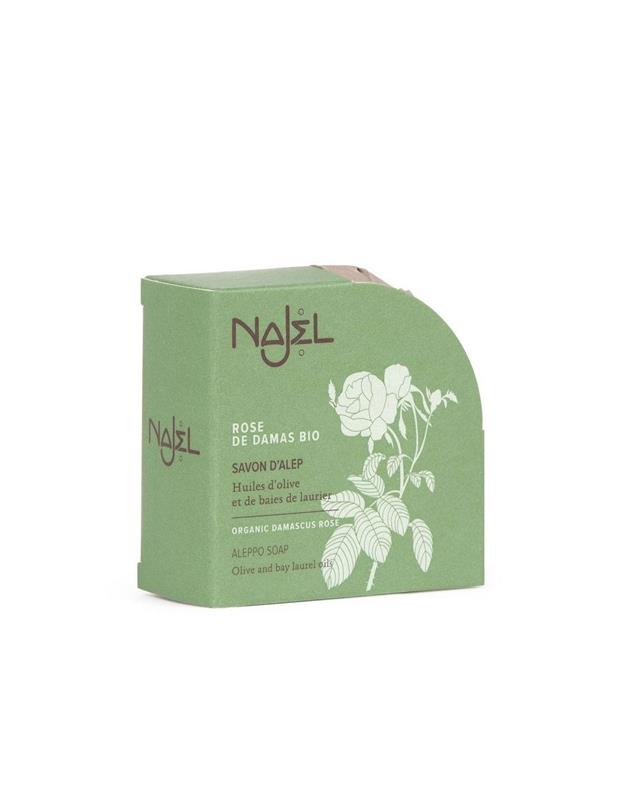 Sapun de Alep cu Trandafir de Damasc Bio Najel 100gr