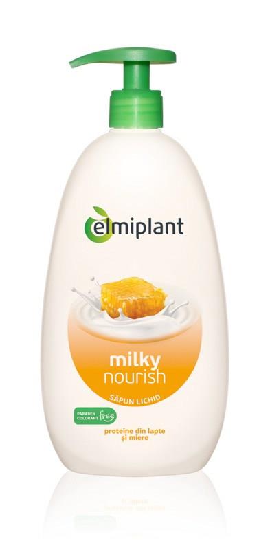Sapun Lichid cu Lapte si Miere Elmiplant 750ml