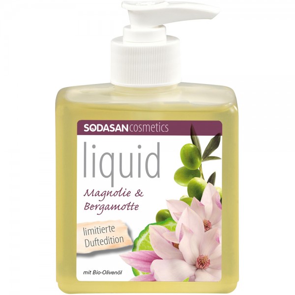 Sapun Lichid cu Magnolie si Bergamot Bio 300ml Sodasan