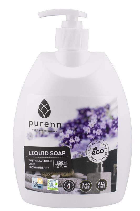 Sapun Lichid de Lavanda si Scoruse Bio 500ml Purenn