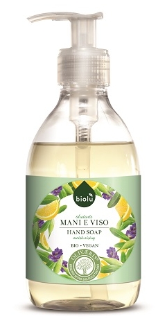 Sapun Lichid Ecologic Antibacterian cu Lavanda si Vitamina E Biolu 300ml