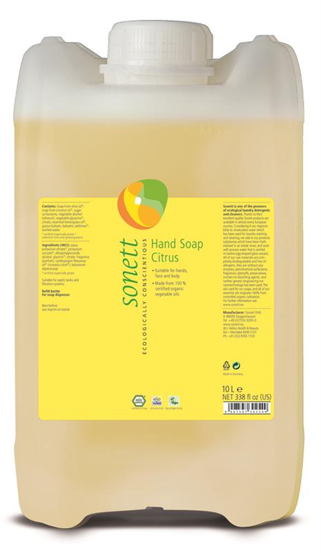 Sapun Lichid Ecologic Lamaie Sonett 10L