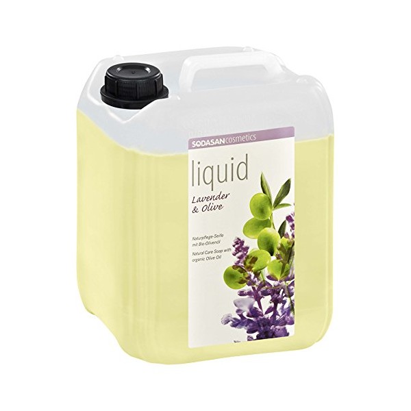 Sapun Lichid / Gel de Dus Bio Lavanda Masline Sodasan 5L