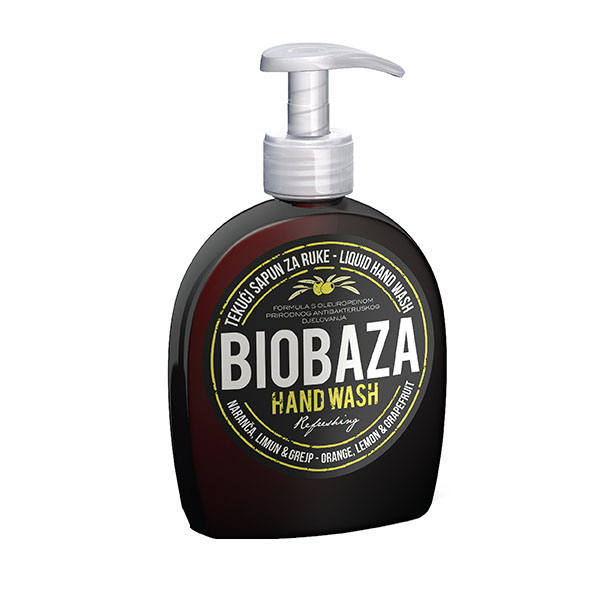 Sapun Lichid Natural cu Portocala si Grapefruit 300 mililitri Biobaza