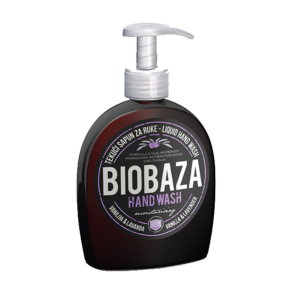 Sapun Lichid Natural cu Vanilie si Lavanda 300 mililitri Biobaza