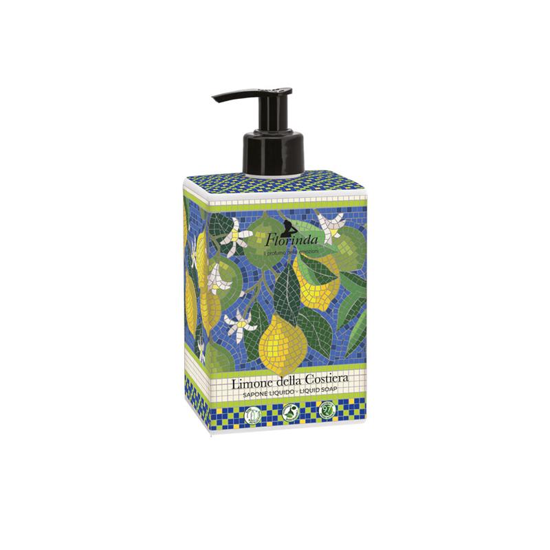 Sapun Lichid Vegetal cu Parfum de Lamaie si Flori de Citrice Florinda 500 mililitri La Dispensa