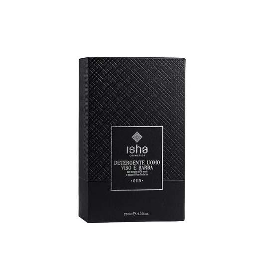 Sapun pentru Curatarea Fetei si Barbii pentru Barbati 200 mililitri Isha