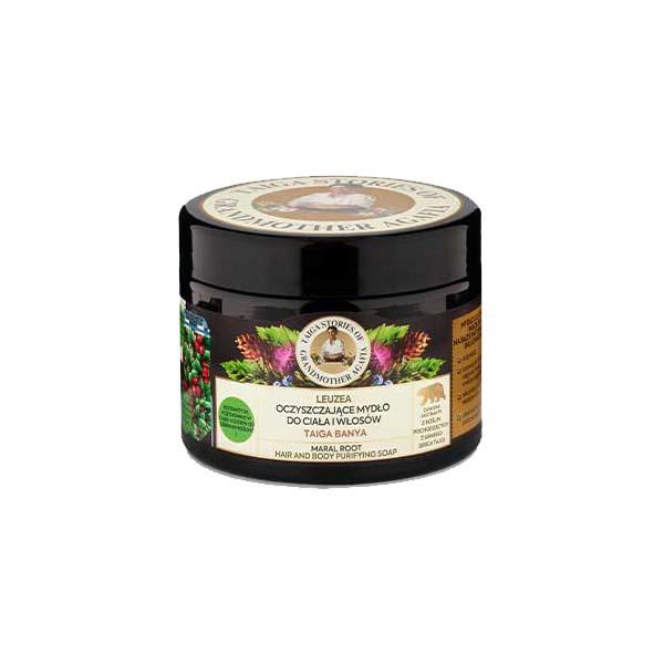 Sapun Purificator Natural pentru Par si Corp cu Radacina de Maral 300 mililitri Bunica Agafia