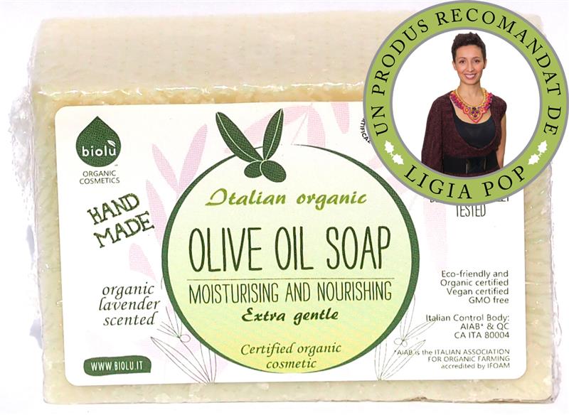 Sapun Solid Ecologic cu Ulei Masline Biolu 140gr