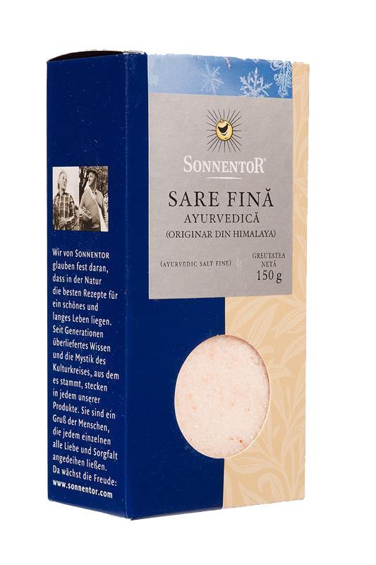 Sare Ayurvedic Fina Sonnentor 150gr