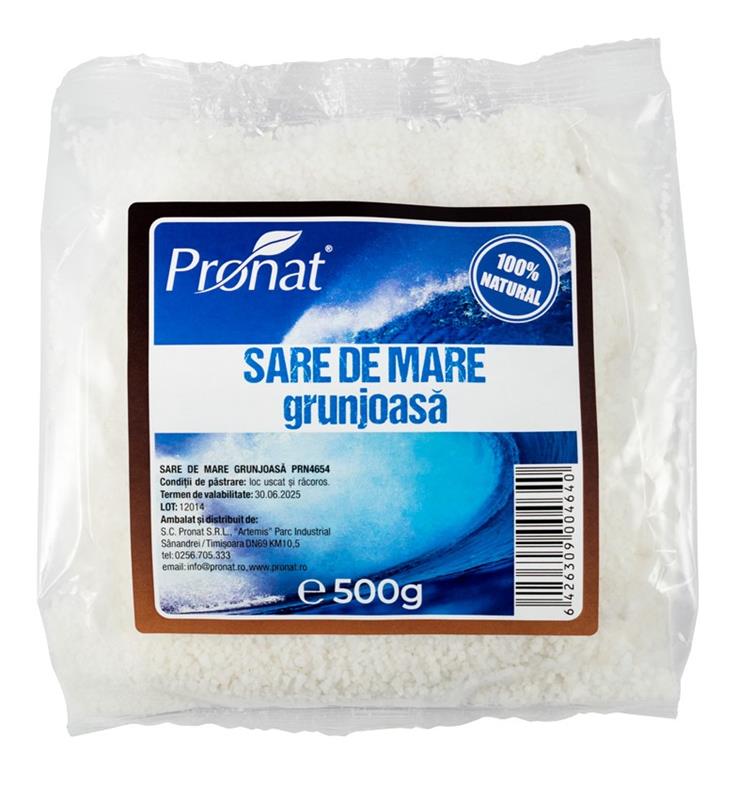 Sare de Mare Grunjoasa Pronat 500gr