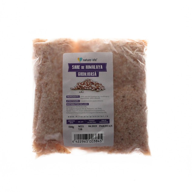 Sare Himalaya Grunjoasa Roz N4L 500gr