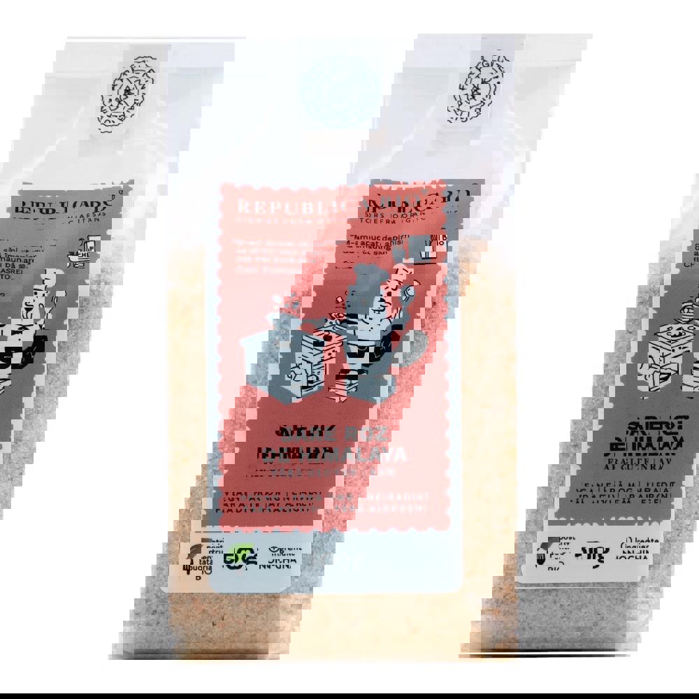 Sare Roz de Himalaya Fina Fara Gluten 500 grame Republica Bio