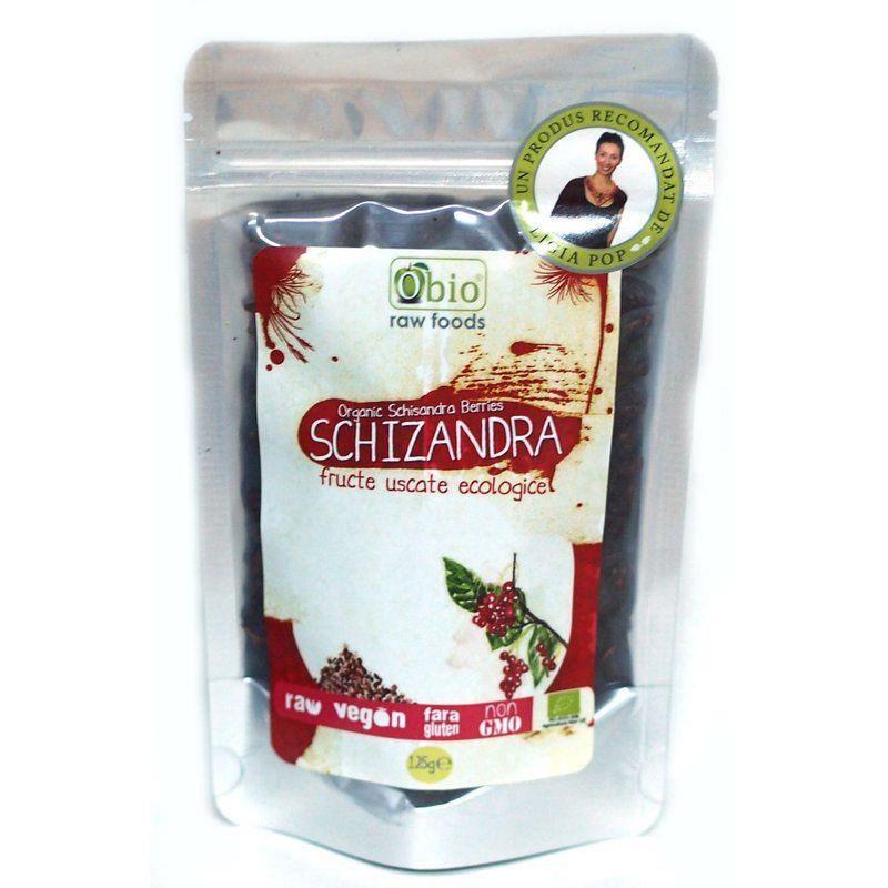 Schizandra Fructe Deshidratate Raw Bio Obio 125gr