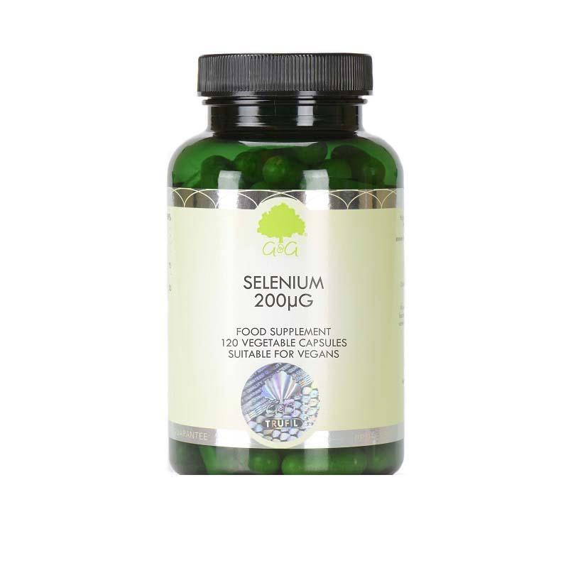 Seleniu 200 mcg 120 capsule G&G