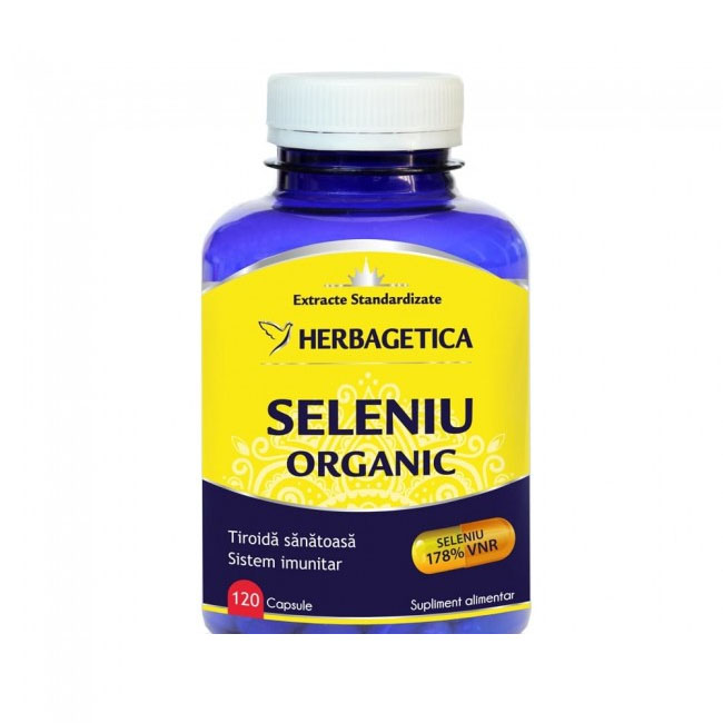 Seleniu Organic 120cps Herbagetica