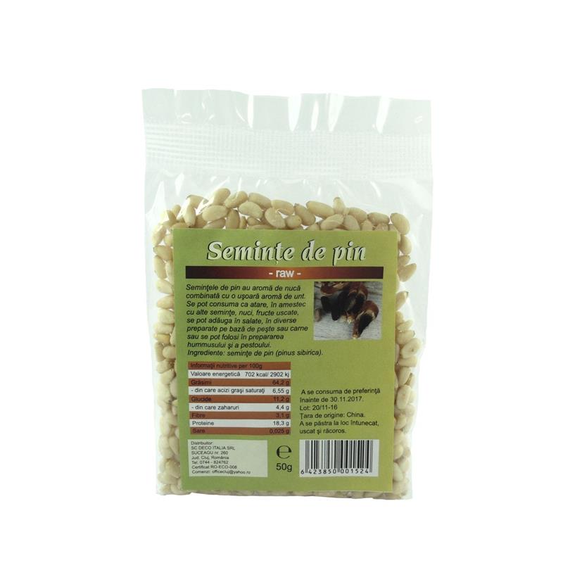 Seminte de Pin Raw 50 grame Deco Italia