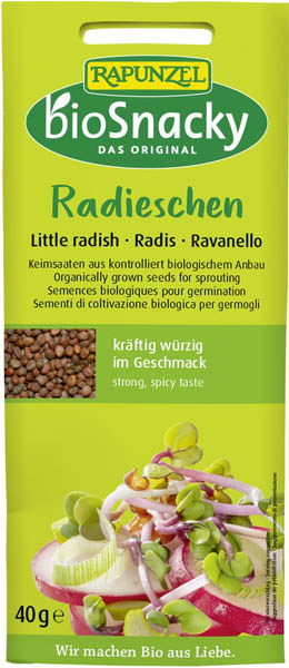 Seminte de Ridiche pentru Germinat Bio 40gr Rapunzel